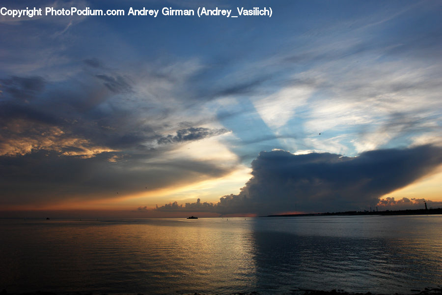 Azure Sky, Cloud, Outdoors, Sky, Cumulus, Beach, Coast