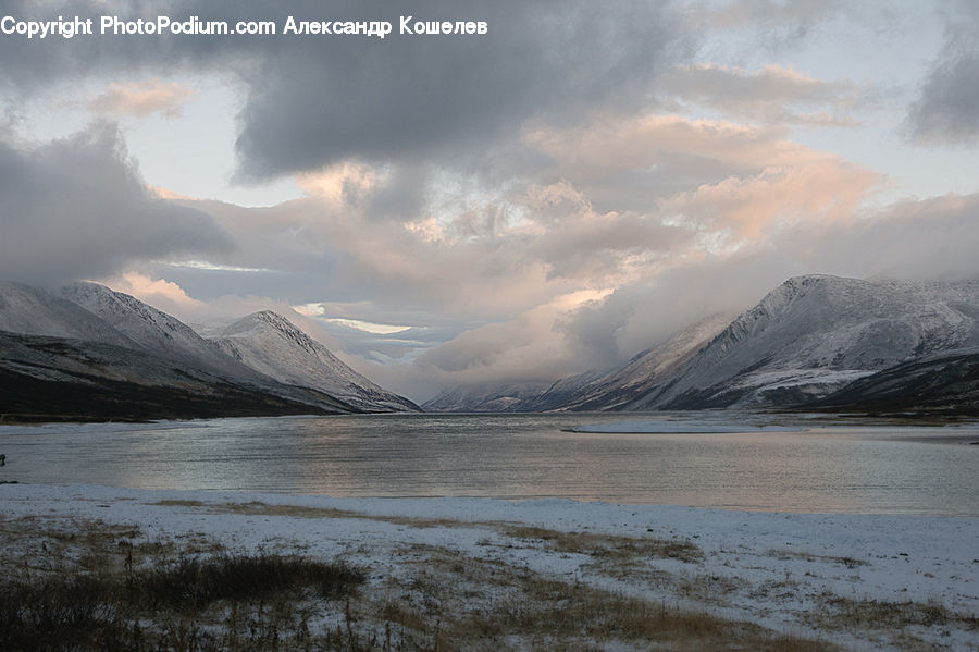 Arctic, Glacier, Ice, Mountain, Outdoors, Snow, Mountain Range