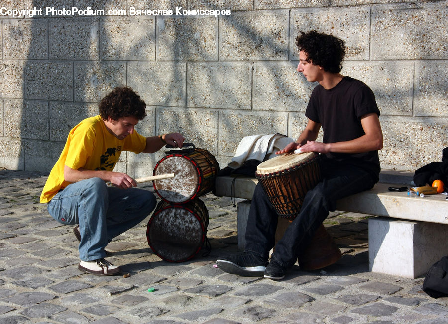 Human, People, Person, Tire, Drum, Musical Instrument, Percussion