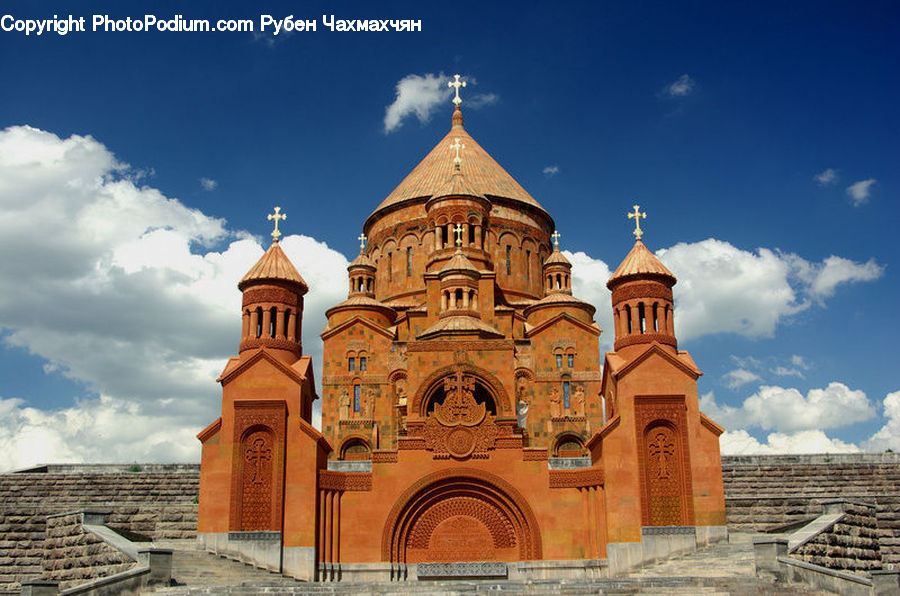 Architecture, Bell Tower, Clock Tower, Tower, Dome, Housing, Monastery