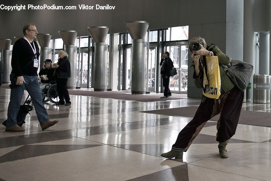 People, Person, Human, Luggage, Suitcase, Clothing, Overcoat