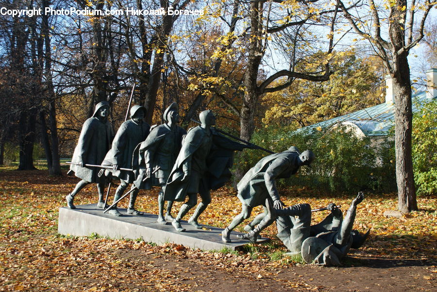 Art, Sculpture, Statue, Animal, Equestrian, Horse, Person