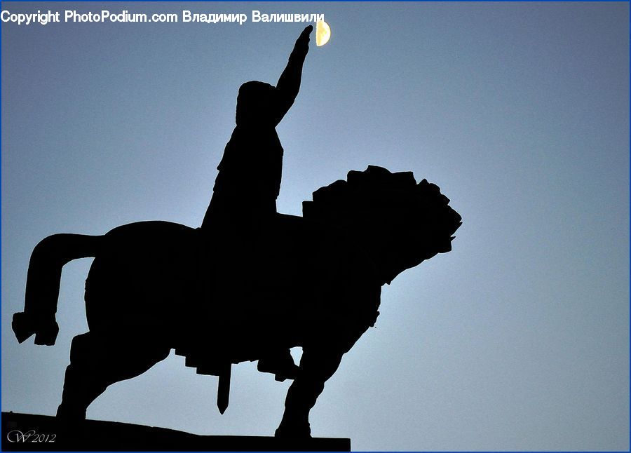 Silhouette, Dance, Dance Pose, Art, Sculpture, Statue, Gargoyle