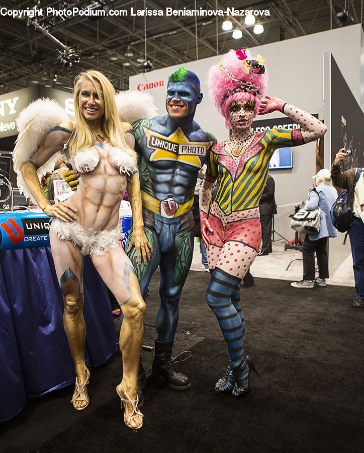 People, Person, Human, Clown, Performer, Costume, Blonde