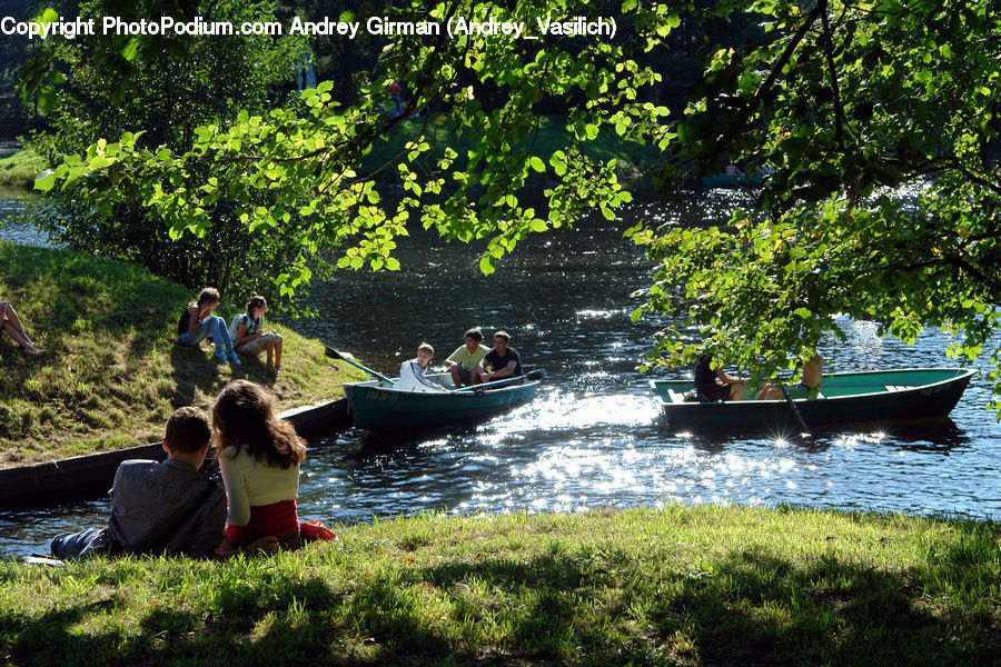 Boat, Watercraft, People, Person, Human, Canoe, Rowboat