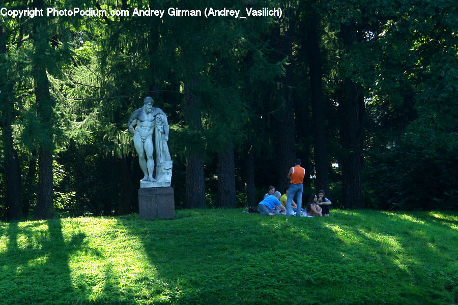 People, Person, Human, Art, Sculpture, Statue, Dirt Road
