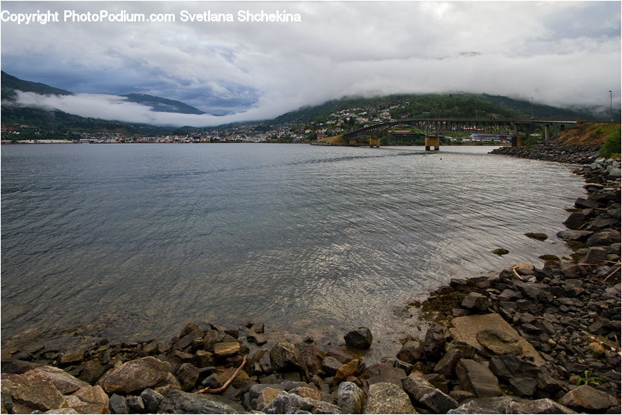 Rock, Coast, Outdoors, Sea, Water, Rubble, Promontory