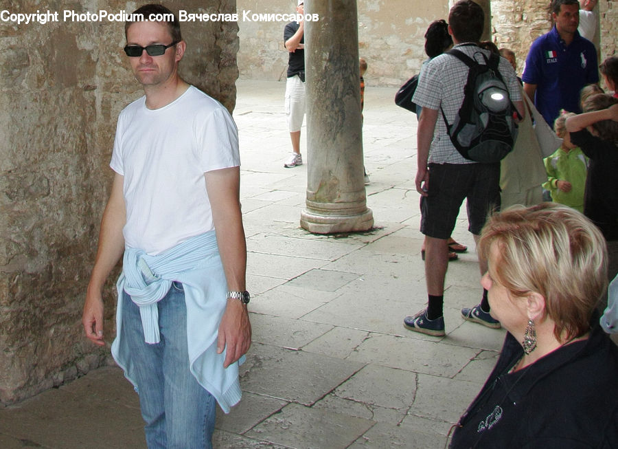 Human, People, Person, Column, Pillar, Leisure Activities, Sitting