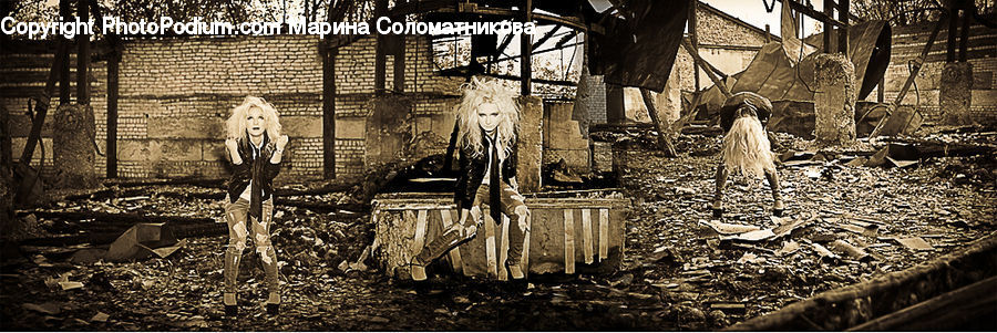 Rubble, Collage, Poster, Lab, Art, Sculpture, Statue