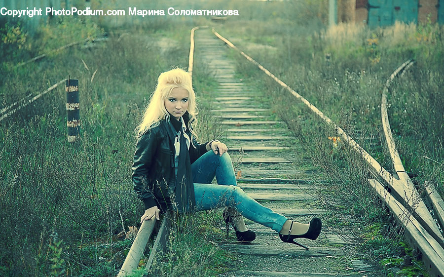 People, Person, Human, Blonde, Female, Woman, Boardwalk