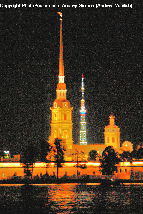 Asphalt, Tarmac, Architecture, Bell Tower, Clock Tower, Tower, Spire