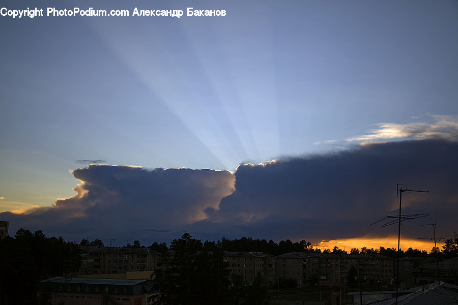 Azure Sky, Cloud, Outdoors, Sky, Dusk, Sunlight, Sunrise