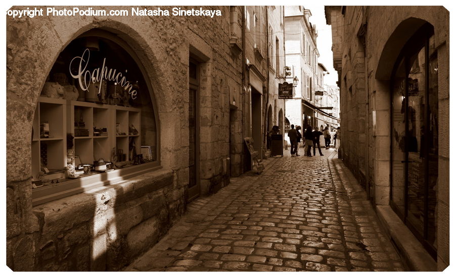 Cobblestone, Pavement, Walkway, Alley, Alleyway, Road, Street