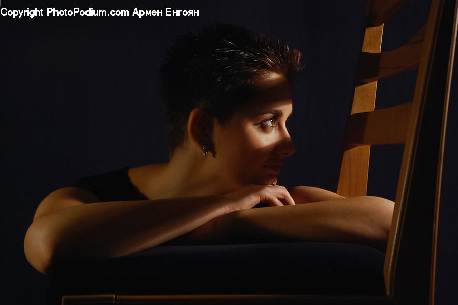 People, Person, Human, Chair, Furniture, Book, Bookcase