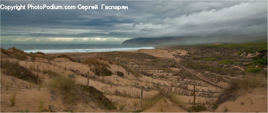 Desert, Outdoors, Dune, Beach, Coast, Sea, Water