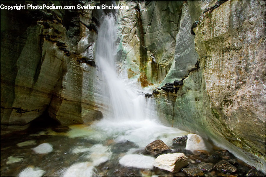 Outdoors, River, Water, Waterfall, People, Person, Human