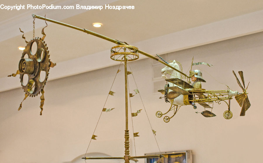 Light Fixture, Anisoptera, Dragonfly, Insect, Invertebrate, Flower Arrangement, Ikebana