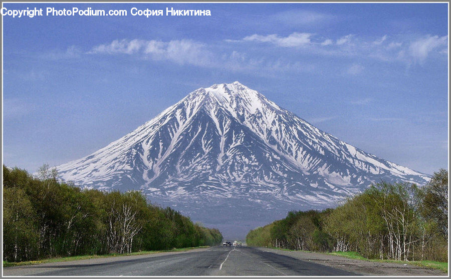 Road, Freeway, Highway, Mountain, Outdoors, Crest, Mountain Range