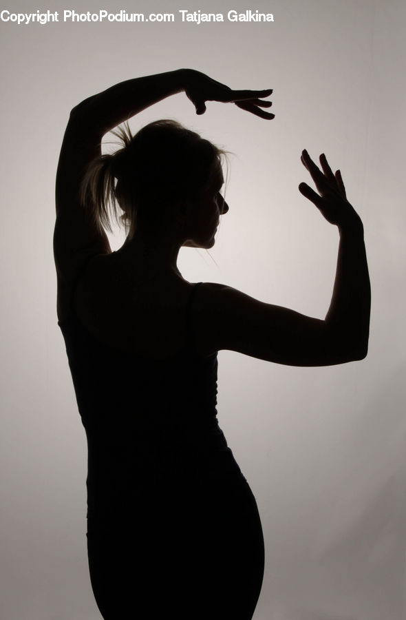 Silhouette, Dance, Dance Pose, Art, Modern Art