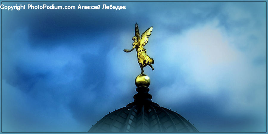 Art, Sculpture, Statue, Flying, Architecture, Spire, Steeple