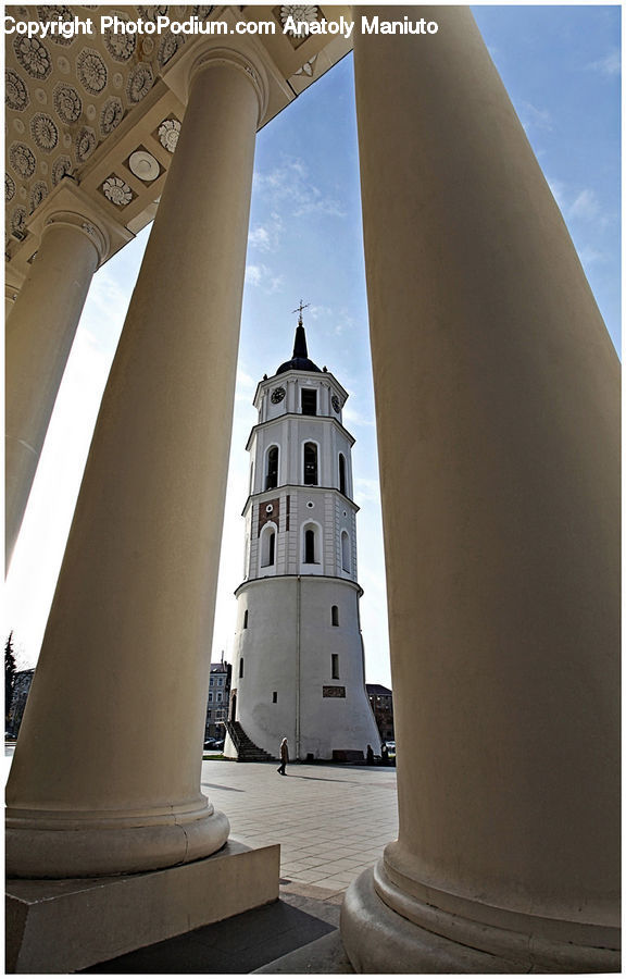 Architecture, Bell Tower, Clock Tower, Tower, Column, Pillar, Cathedral