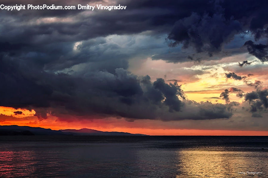 Azure Sky, Cloud, Outdoors, Sky, Dawn, Dusk, Red Sky