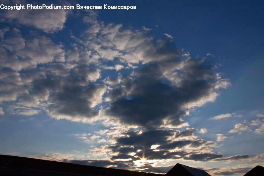 Azure Sky, Cloud, Outdoors, Sky, Cumulus, Flare, Light