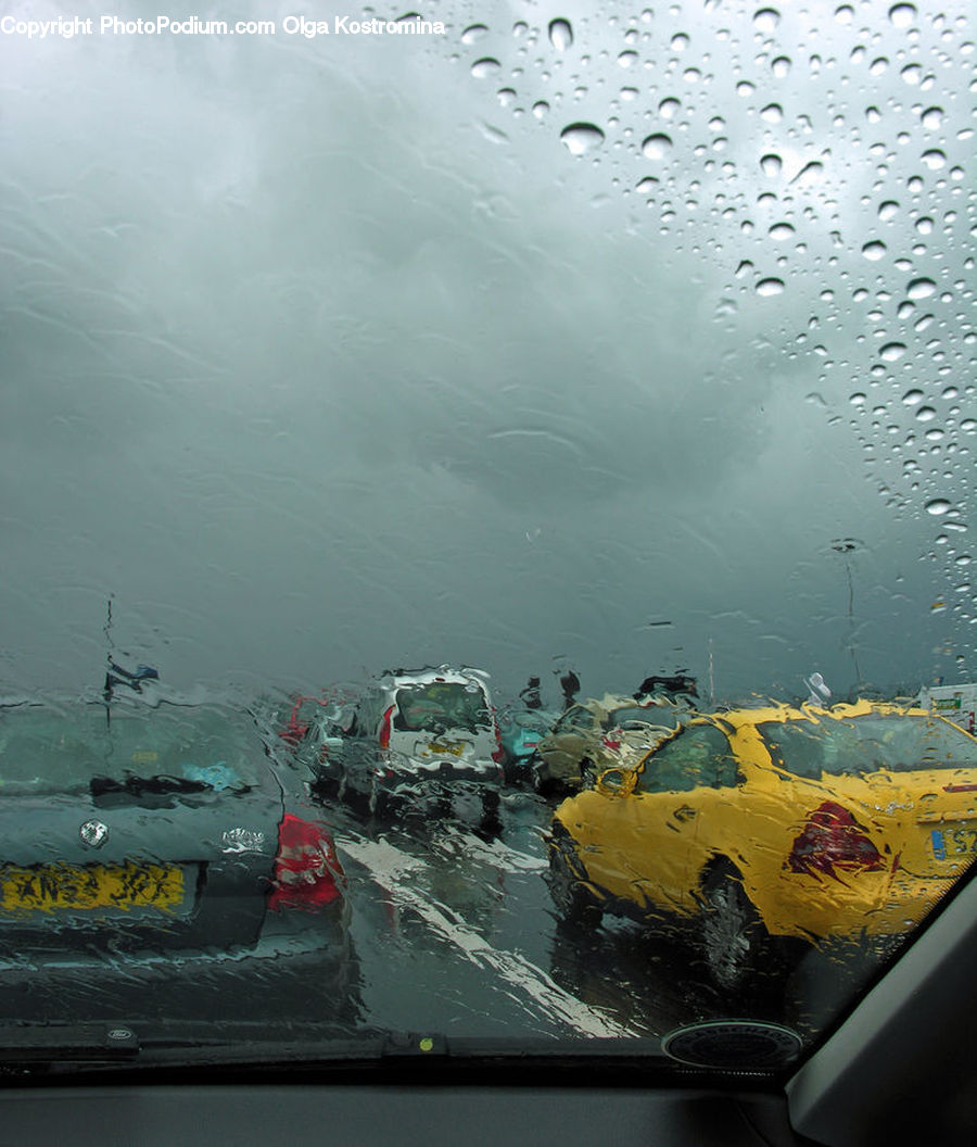 Cab, Car, Taxi, Vehicle, Water, Outdoors, Sea