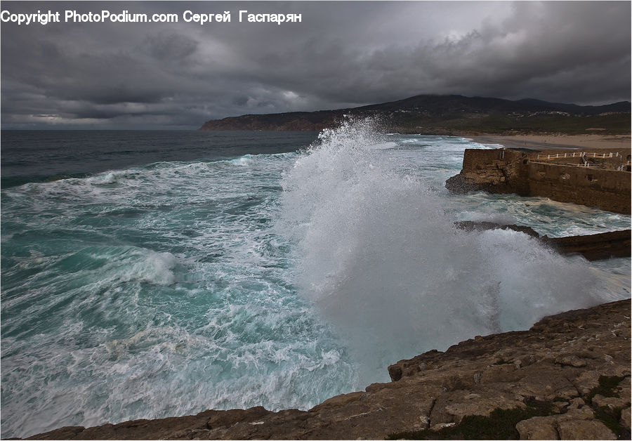 Outdoors, Sea, Sea Waves, Water, Coast, Ocean, Beach