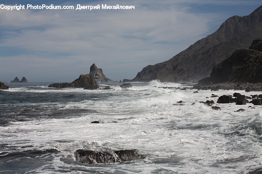 Promontory, Coast, Outdoors, Sea, Water, Ocean, Sea Waves