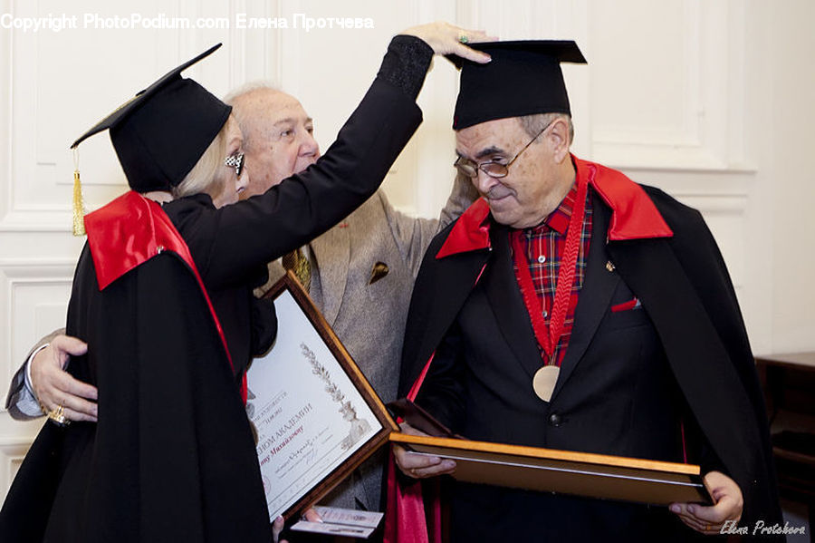 Graduation, People, Person, Human, Diploma, Text, Costume