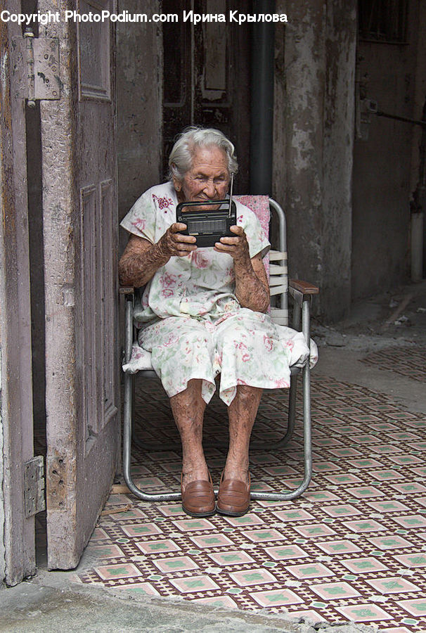 People, Person, Human, Senior Citizen, Lace, Female, Girl