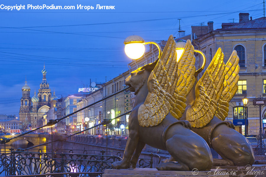 Art, Gargoyle, Statue, Food, Seafood, Factory, Refinery