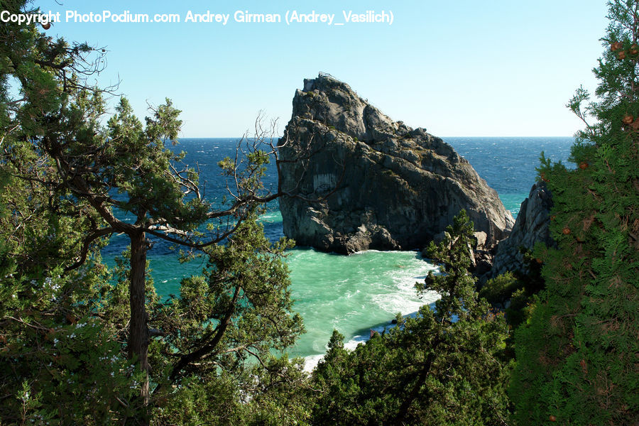 Cliff, Outdoors, Nature, Promontory, Landscape, Scenery, Plant