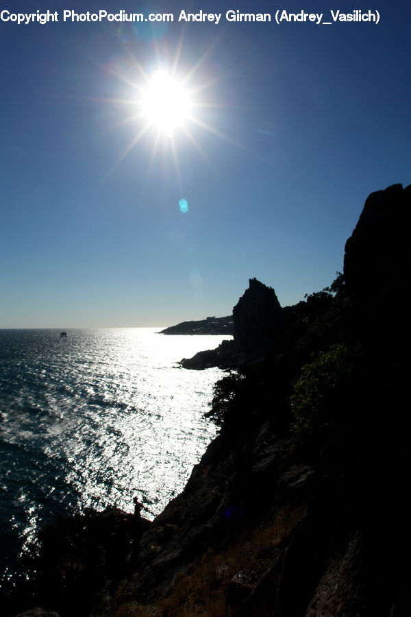 Sun, Outdoors, Sea, Water, Coast, Land, Peninsula