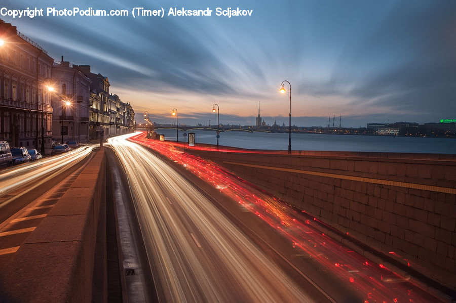 Freeway, Road, Highway, Boardwalk, Deck, Path, Sidewalk