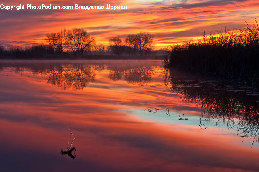 Dawn, Dusk, Red Sky, Sky, Sunrise, Sunset