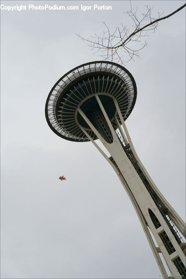 Ferris Wheel, Building, City, High Rise