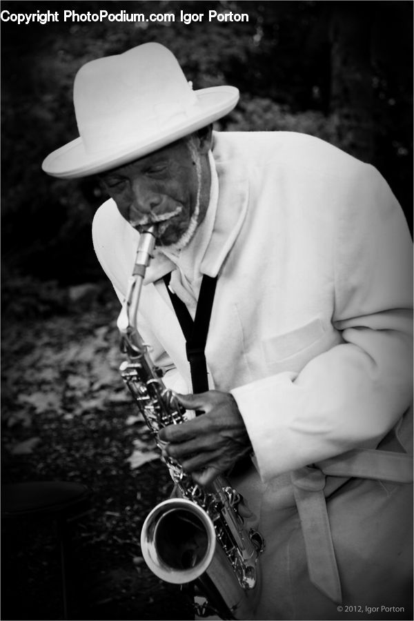 Human, People, Person, Musical Instrument, Saxophone, Head, Portrait
