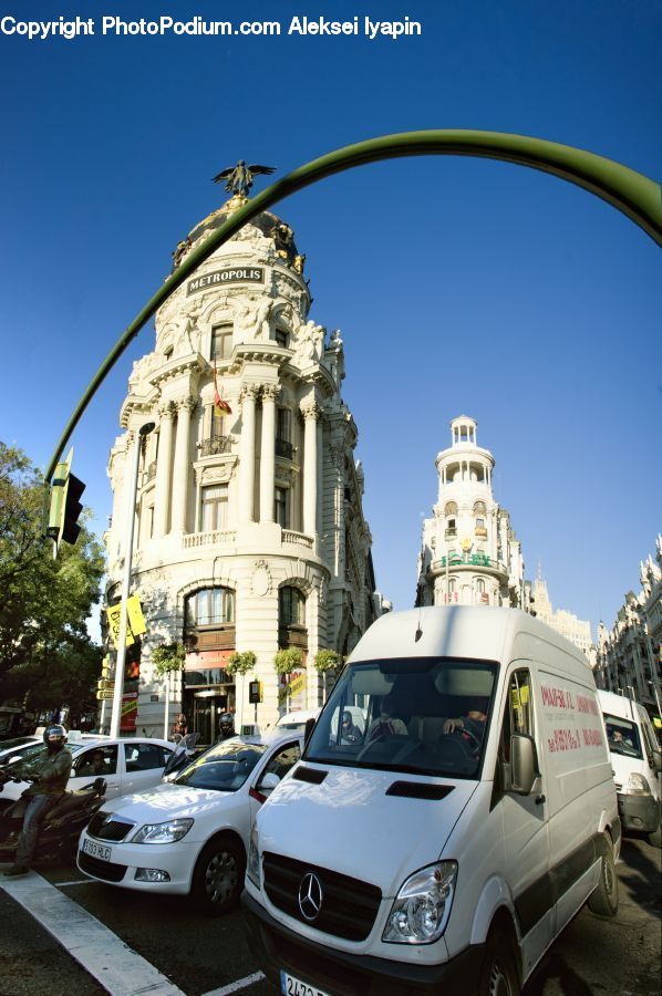 Automobile, Car, Vehicle, Fisheye, Van, Ambulance, Parking