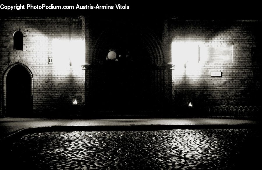 Lighting, Alley, Alleyway, Road, Street, Town