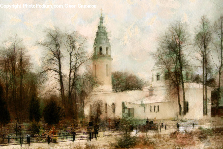 Architecture, Housing, Monastery, Bell Tower, Clock Tower, Tower, Mansion
