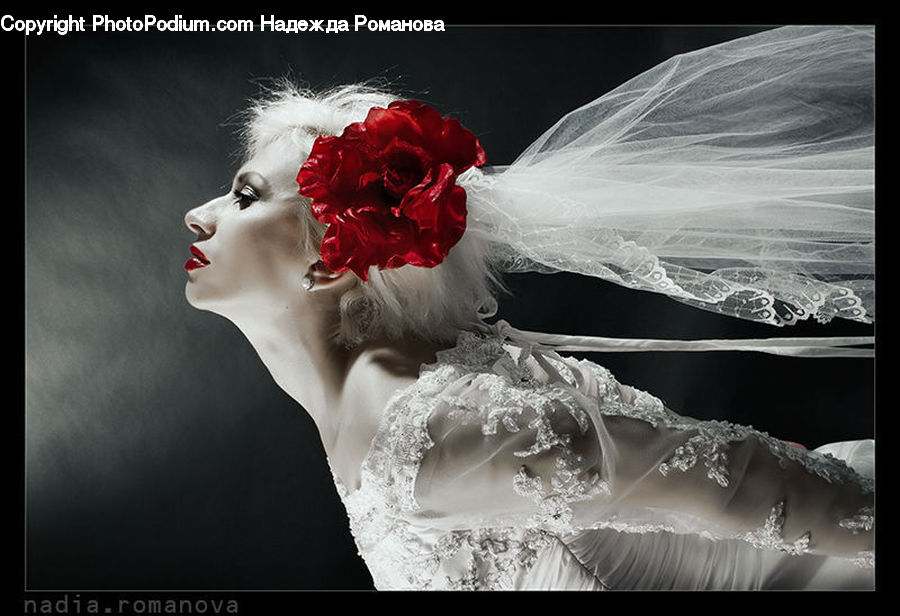 Bride, Gown, Person, Wedding, Accessories, Costume