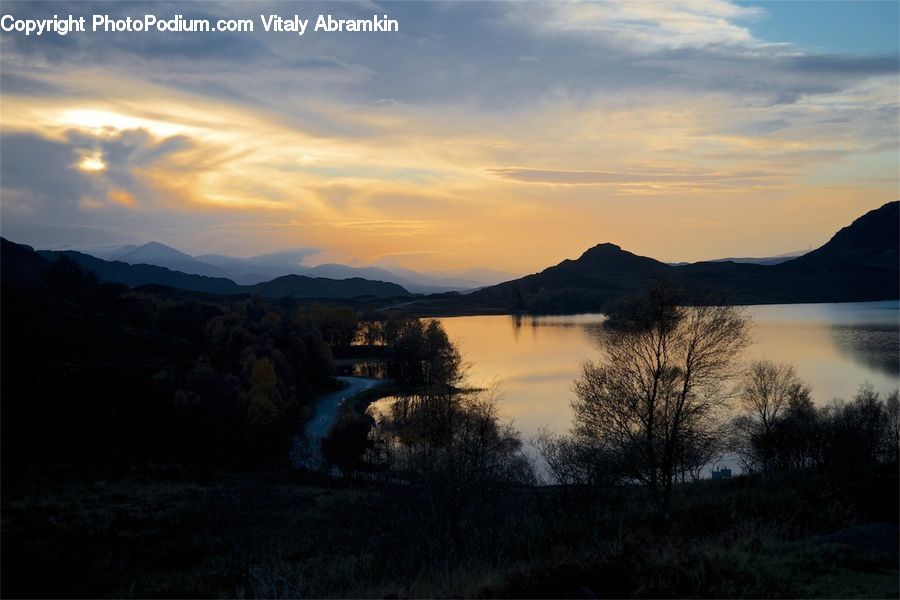 Dawn, Dusk, Sky, Sunrise, Sunset, Red Sky, Landscape