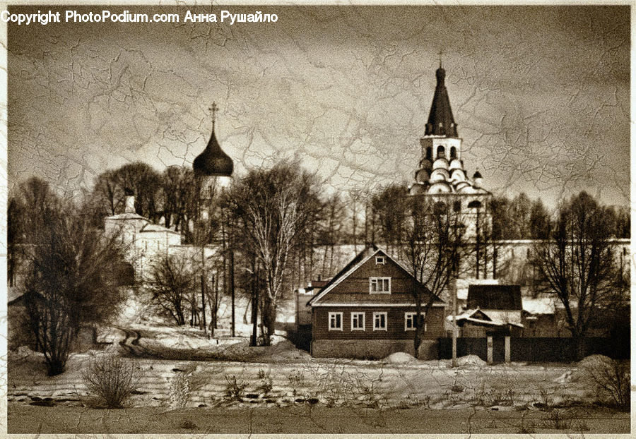 Building, Cottage, Housing, House, Architecture, Bell Tower, Clock Tower
