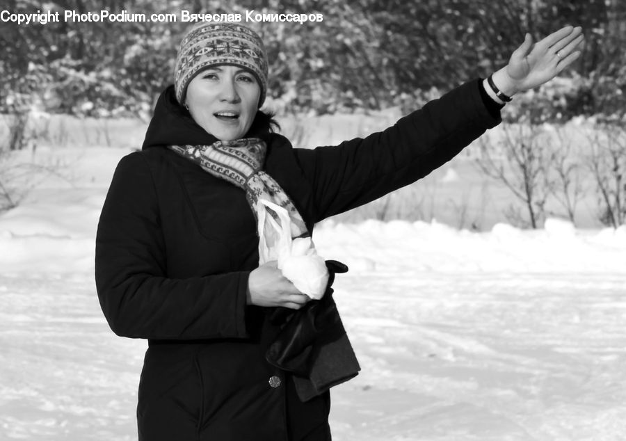 People, Person, Human, Coat, Ice, Outdoors, Snow