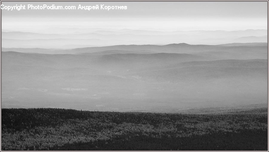 Countryside, Outdoors, Fog, Hill, Cloud, Cumulus, Sky