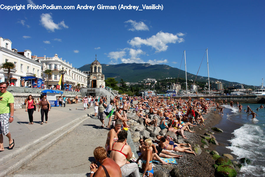 Bikini, Maillot, Swimwear, People, Person, Human, Crowd