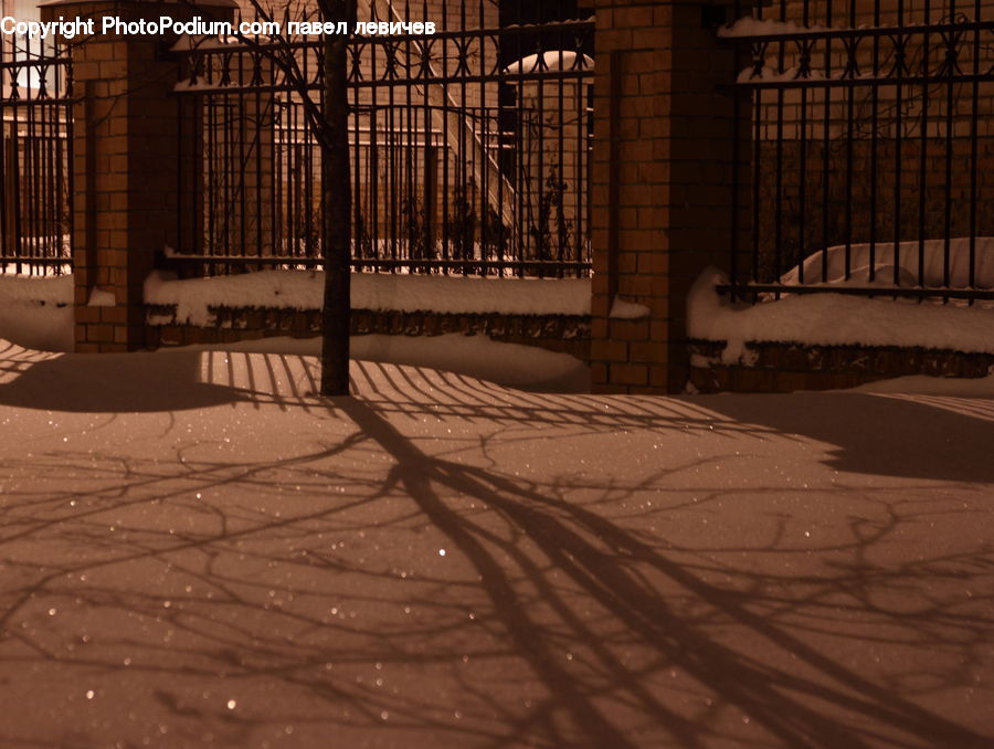 Ice, Outdoors, Snow, Deck, Porch, Blizzard, Weather