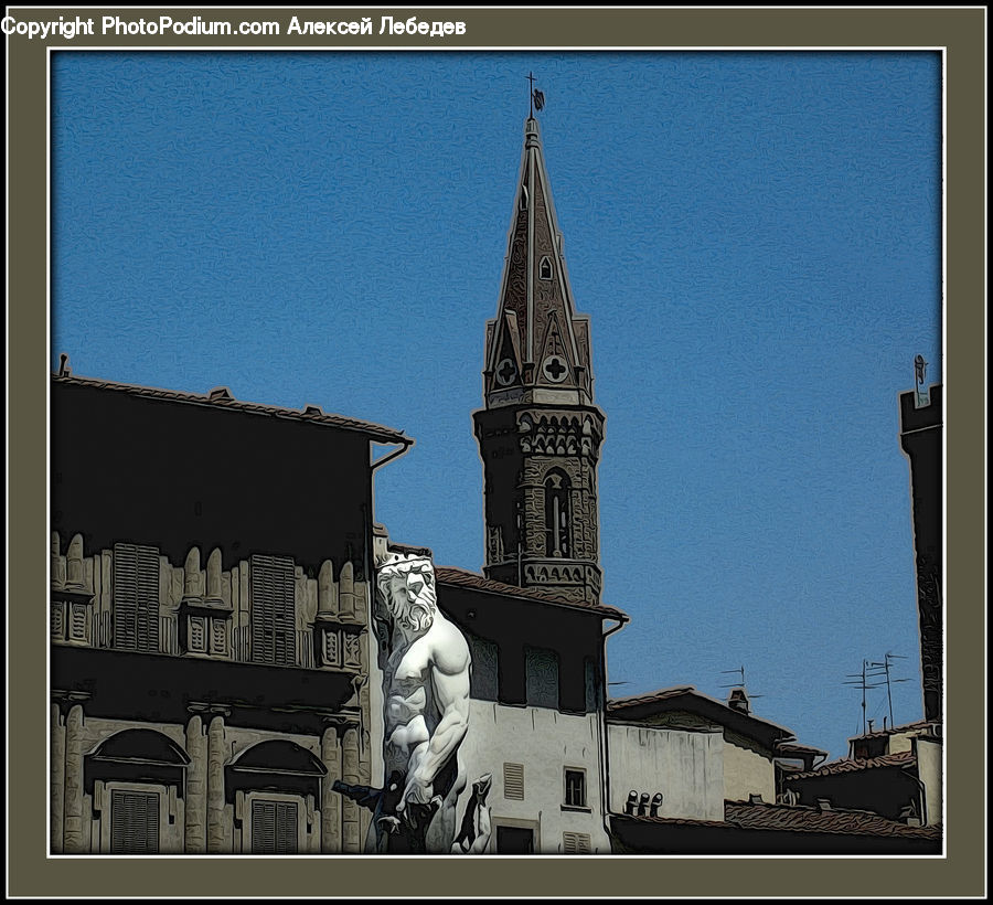 Architecture, Bell Tower, Clock Tower, Tower, Spire, Steeple, Flyer